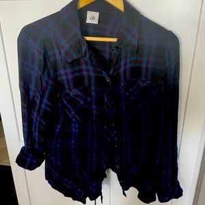 CAbi ruffle button down
